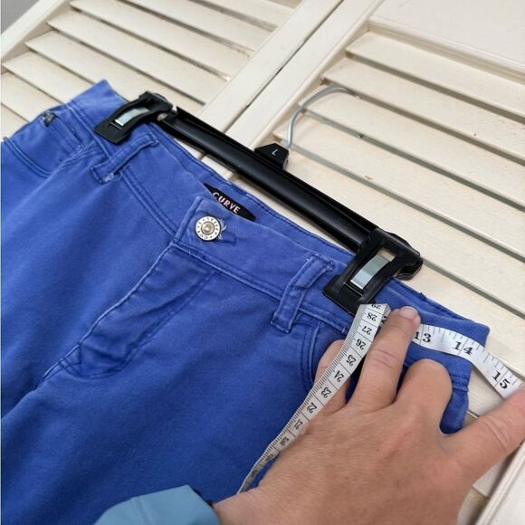 Curve Blue Ankle Pants - Picture 5 of 7